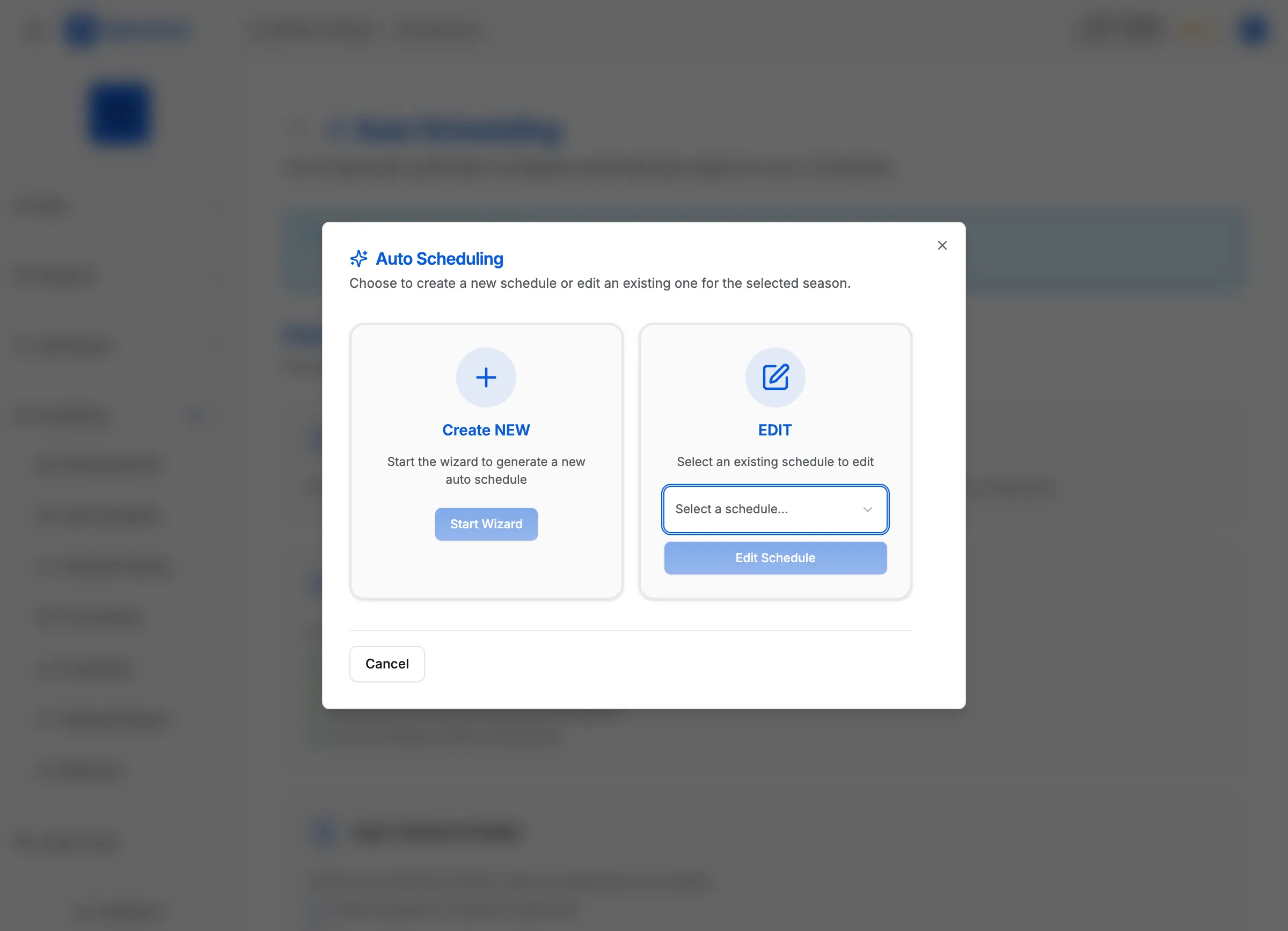Auto-Schedule page showing the interface with instructions and workflow steps